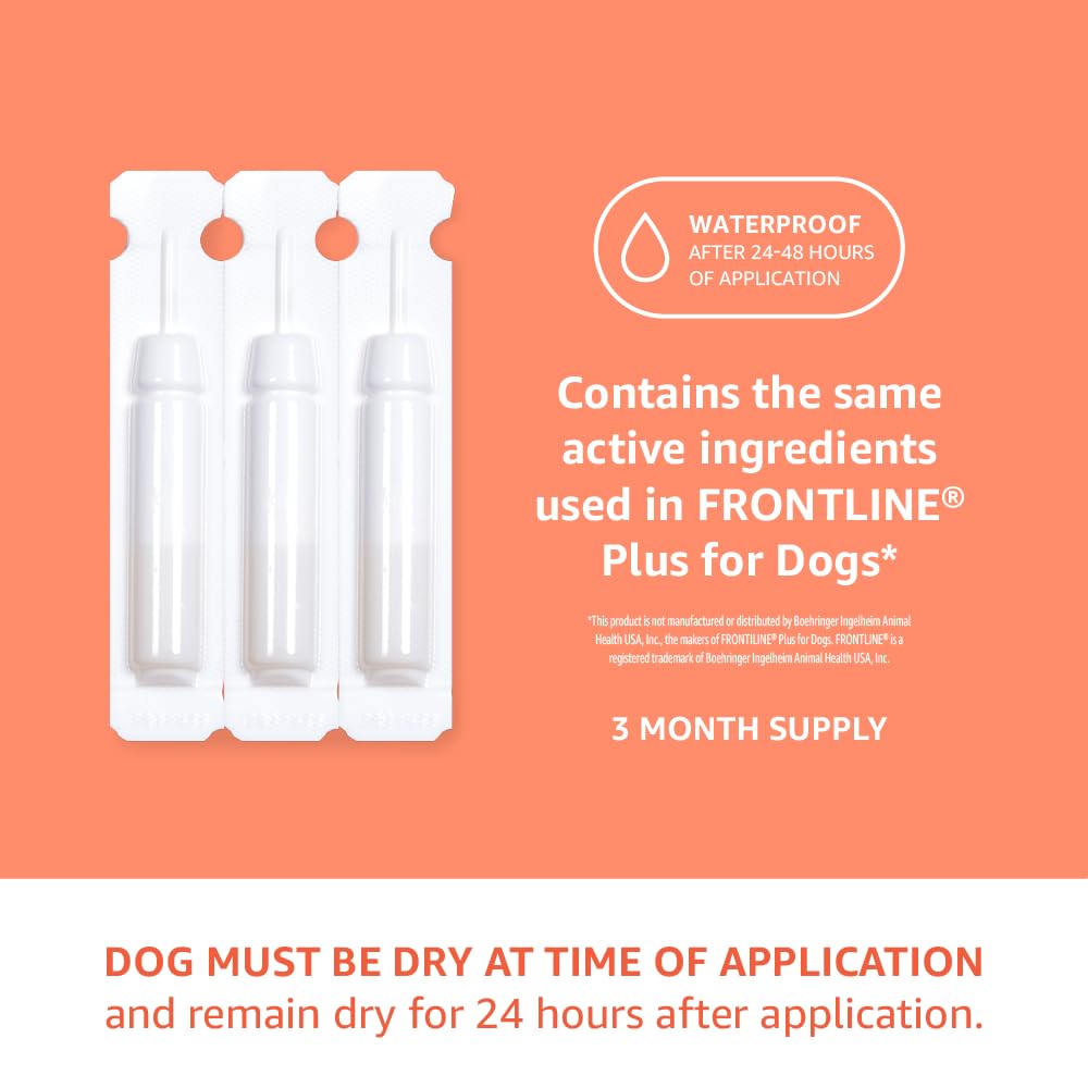 Foto 4 pulgar | Tratamiento Tópico Contra Pulgas Y Garrapatas Amazon Basics Para Perros Pequeños - Venta Internacional.
