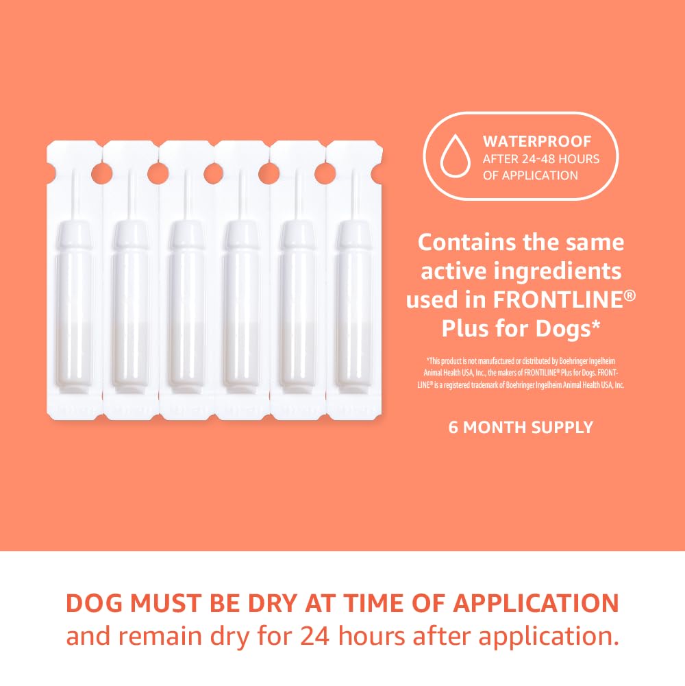 Foto 7 pulgar | Tratamiento Tópico Contra Pulgas Y Garrapatas Amazon Basics Para Perros Pequeños - Venta Internacional.
