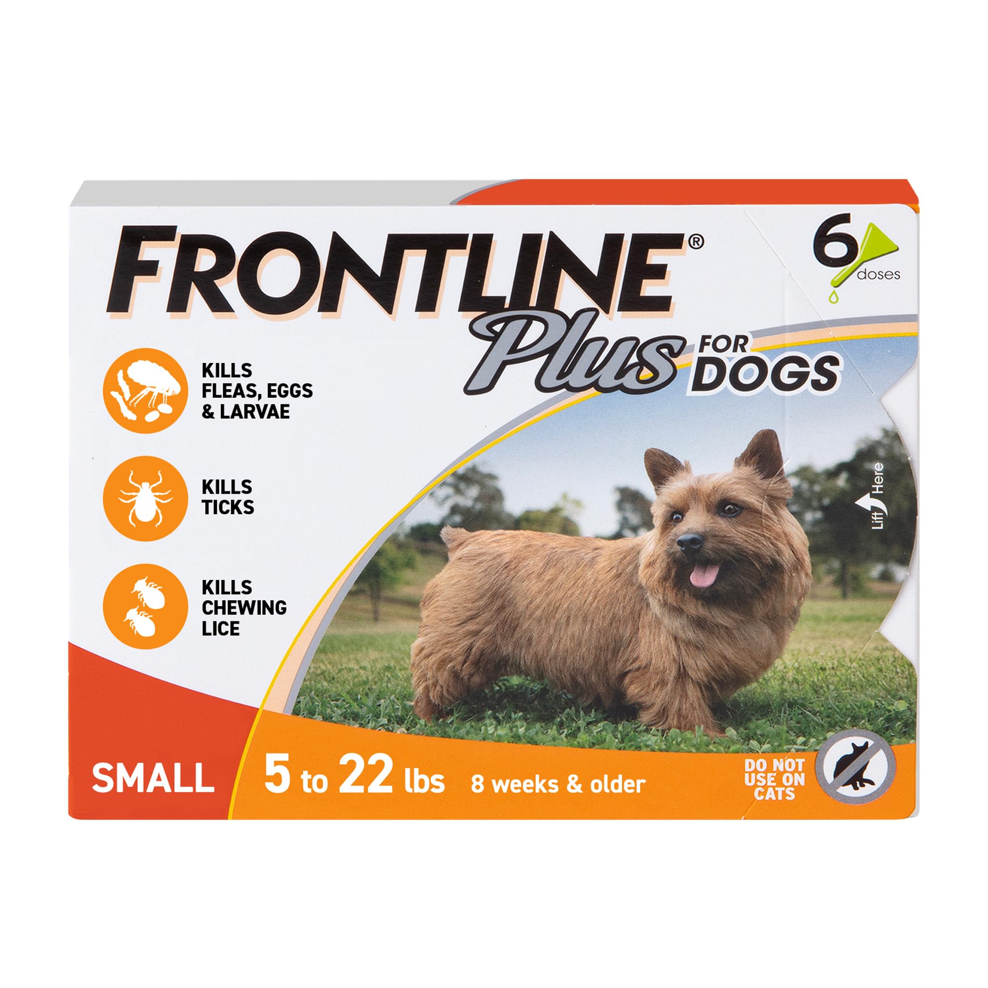 Tratamiento Contra Pulgas Y Garrapatas Frontline Plus Para Perros Pequeños - Venta Internacional.