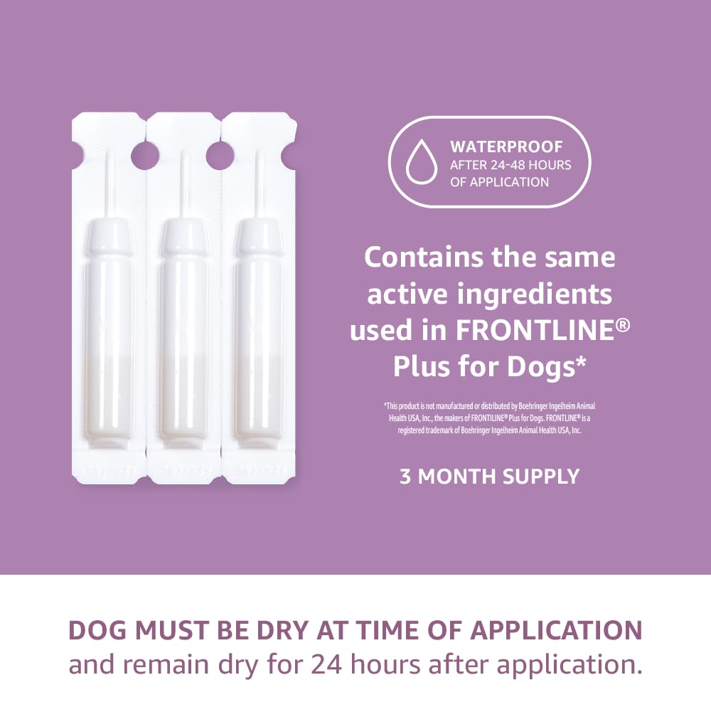 Foto 4 pulgar | Tratamiento Tópico Para Pulgas Y Garrapatas Amazon Basics Para Perros Grandes - Venta Internacional.