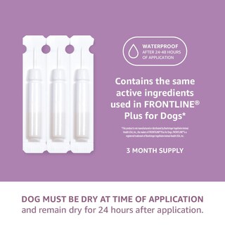 Foto 3 | Tratamiento Tópico Para Pulgas Y Garrapatas Amazon Basics Para Perros Grandes - Venta Internacional.