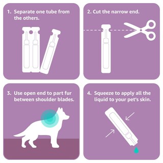 Foto 4 | Tratamiento Tópico Para Pulgas Y Garrapatas Amazon Basics Para Perros Grandes - Venta Internacional.