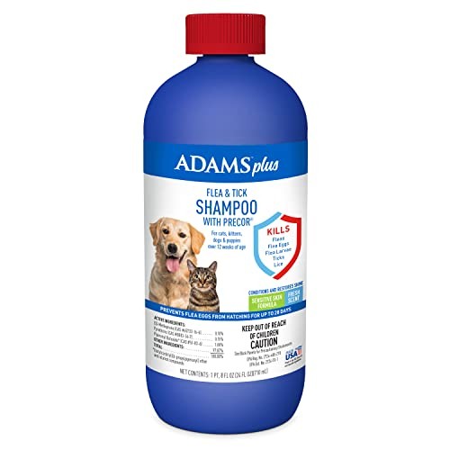 Champú Antipulgas Y Garrapatas Adams Plus Con Precor Para Mascotas 710 Ml - Venta Internacional.