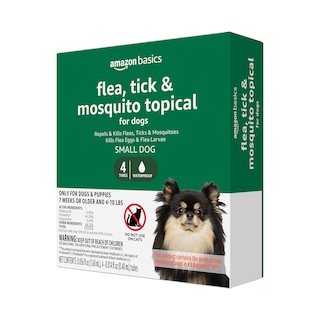 Foto 1 | Tópico Antipulgas, Garrapatas Y Mosquitos Para Perros Pequeños Amazon Basics - Venta Internacional.
