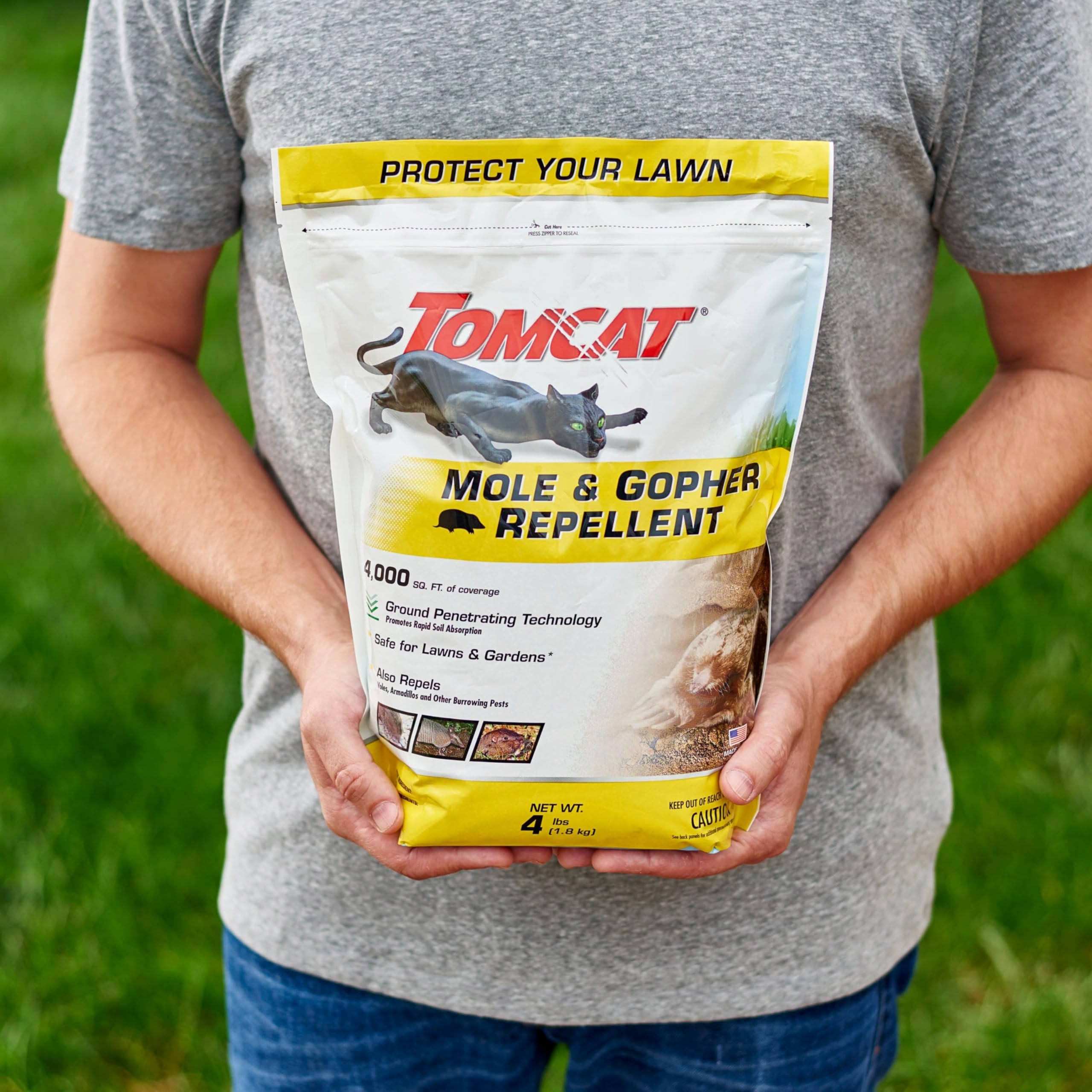 Foto 4 pulgar | Gránulos Repelentes Para Lunares Y Tuzas, Aceite De Ricino Tomcat, 1,8 Kg - Venta Internacional.