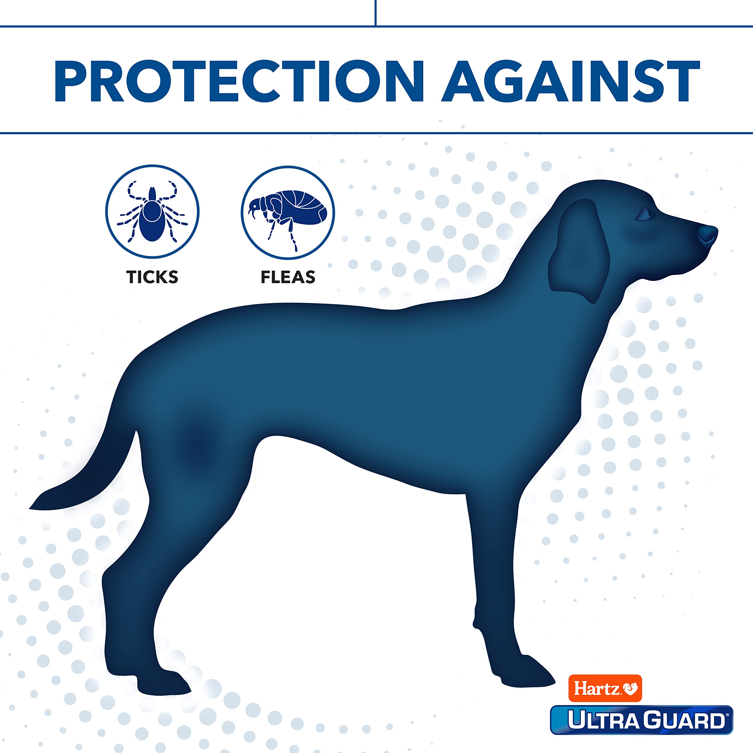 Foto 4 | Collar Antipulgas Y Garrapatas Hartz Ultraguard Para Perros De 7 Meses, Blanco - Venta Internacional.