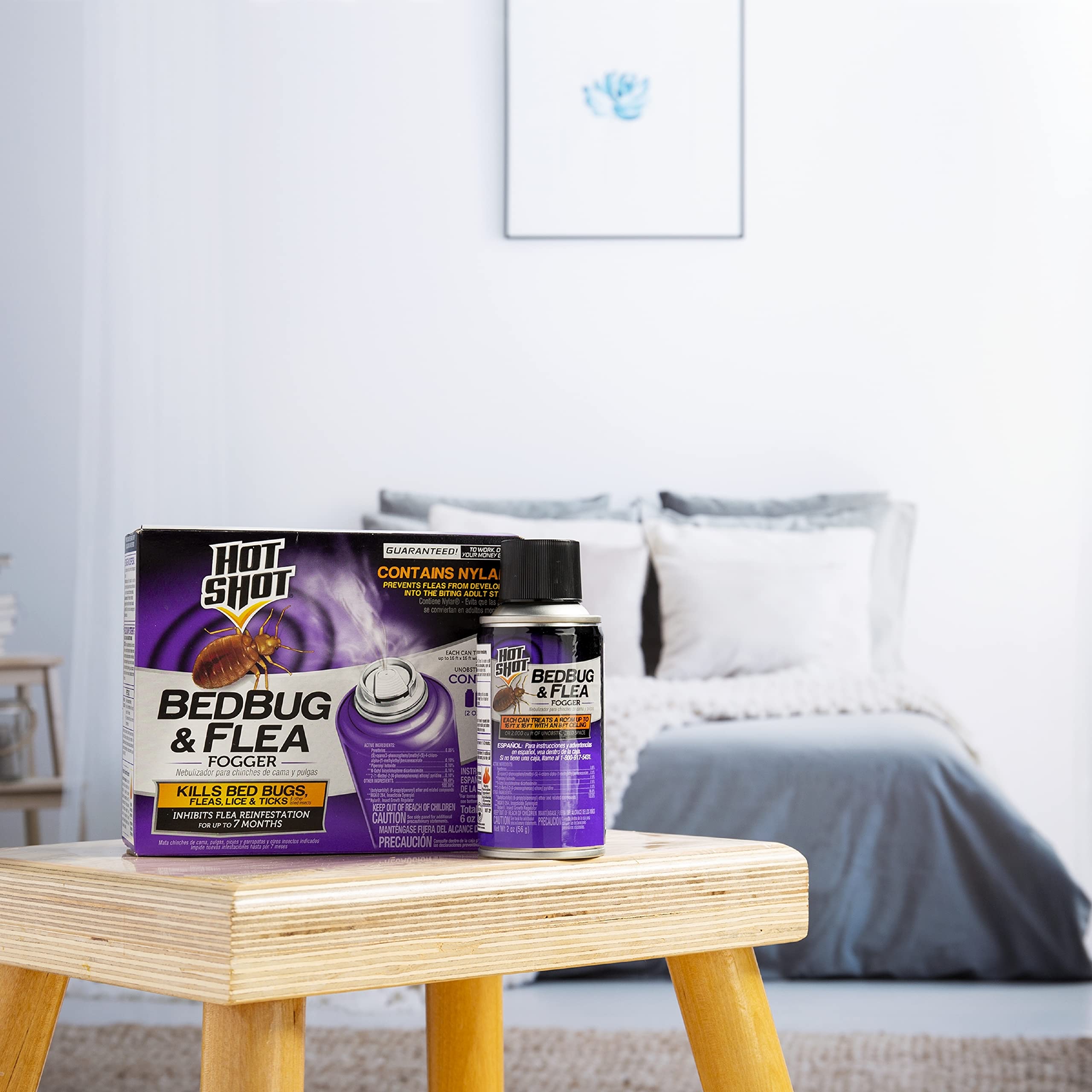 Foto 7 pulgar | Fogger Hot Shot Bed Bugs & Flea, 3 Unidades (paquete De 1) - Venta Internacional.