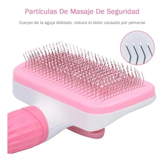 Foto 2 | Cepillo Deslanador de Pelo para Mascota Malubero color Rosa de Aseo Limpieza