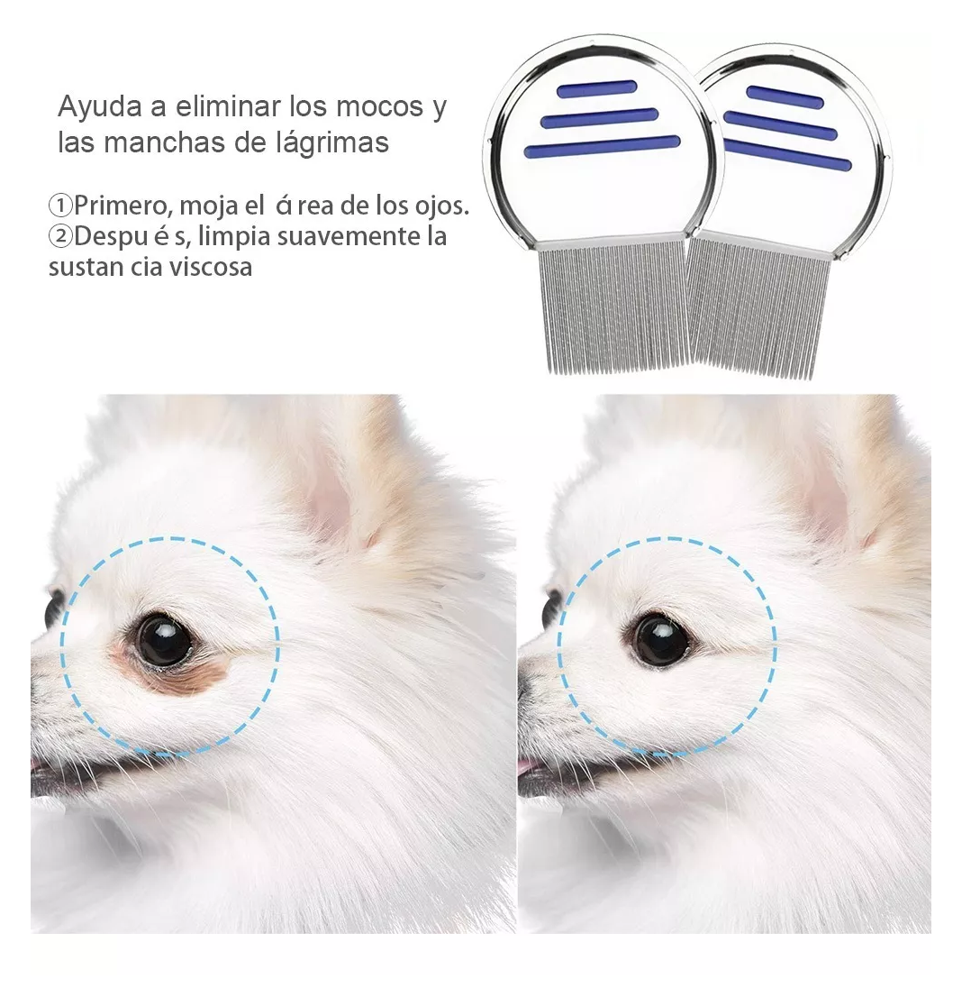 Foto 4 pulgar | Peine contra Piojos y Liendres Belug color Plata de Acero Inoxidable 2 Piezas