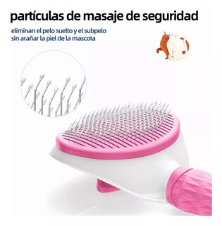 Foto 5 | Cepillo Deslanador BELUG para Mascota Rosa