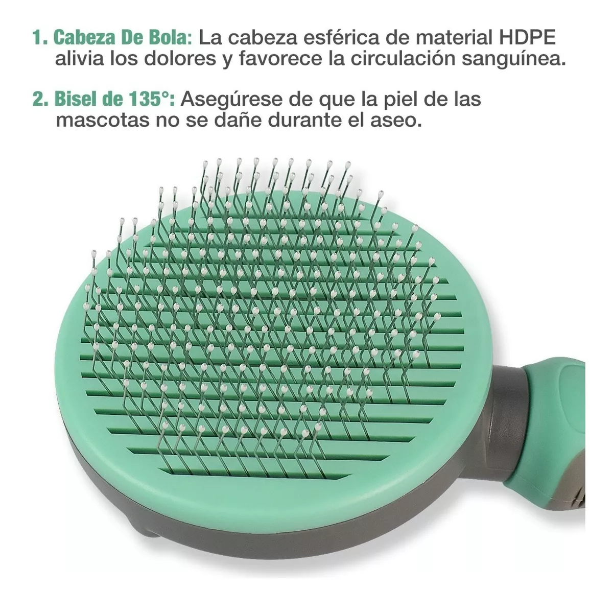 Foto 4 pulgar | Cepillo Deslanador para Mascota Eo Safe Imports Verde