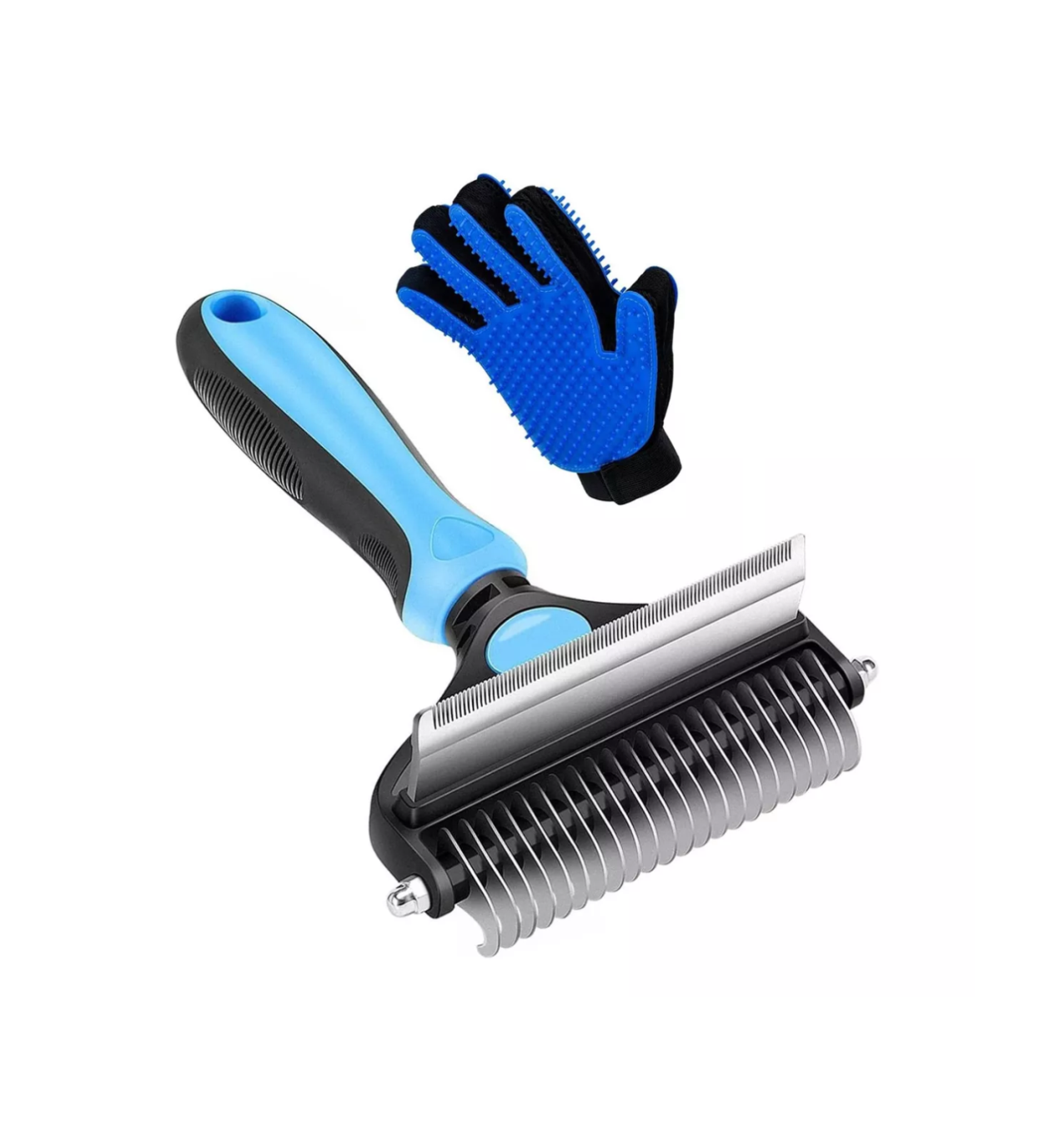 Foto 2 pulgar | Peine Deslanador para Mascotas Belug Azul 2 en 1