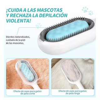 Foto 2 | Cepillo Deslanador Pelo Mascota Perro Gato Eo Safe Imports Esi-10333 Blanco