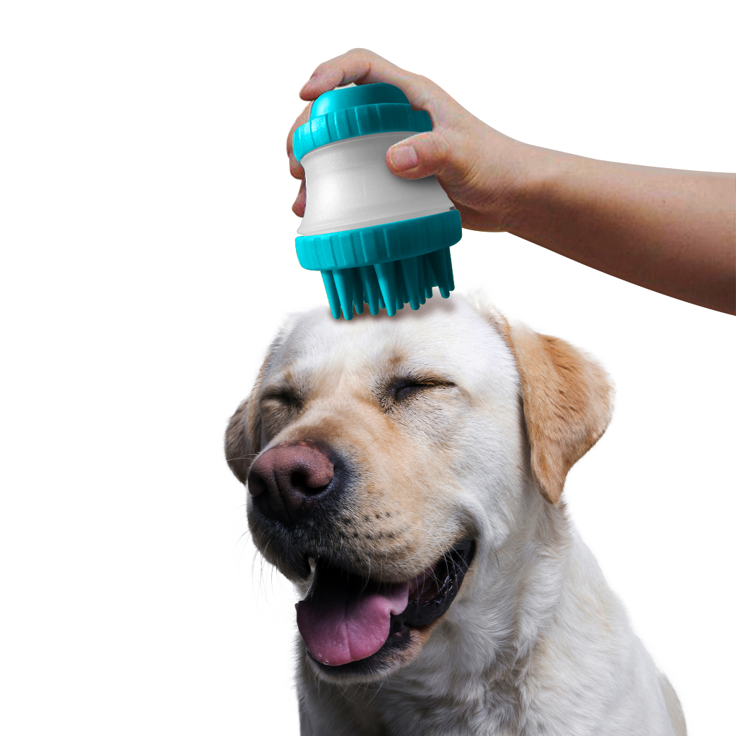 Foto 4 pulgar | Perrísimo Cepillo Dispensador De Shampoo Para Baño Mascotas