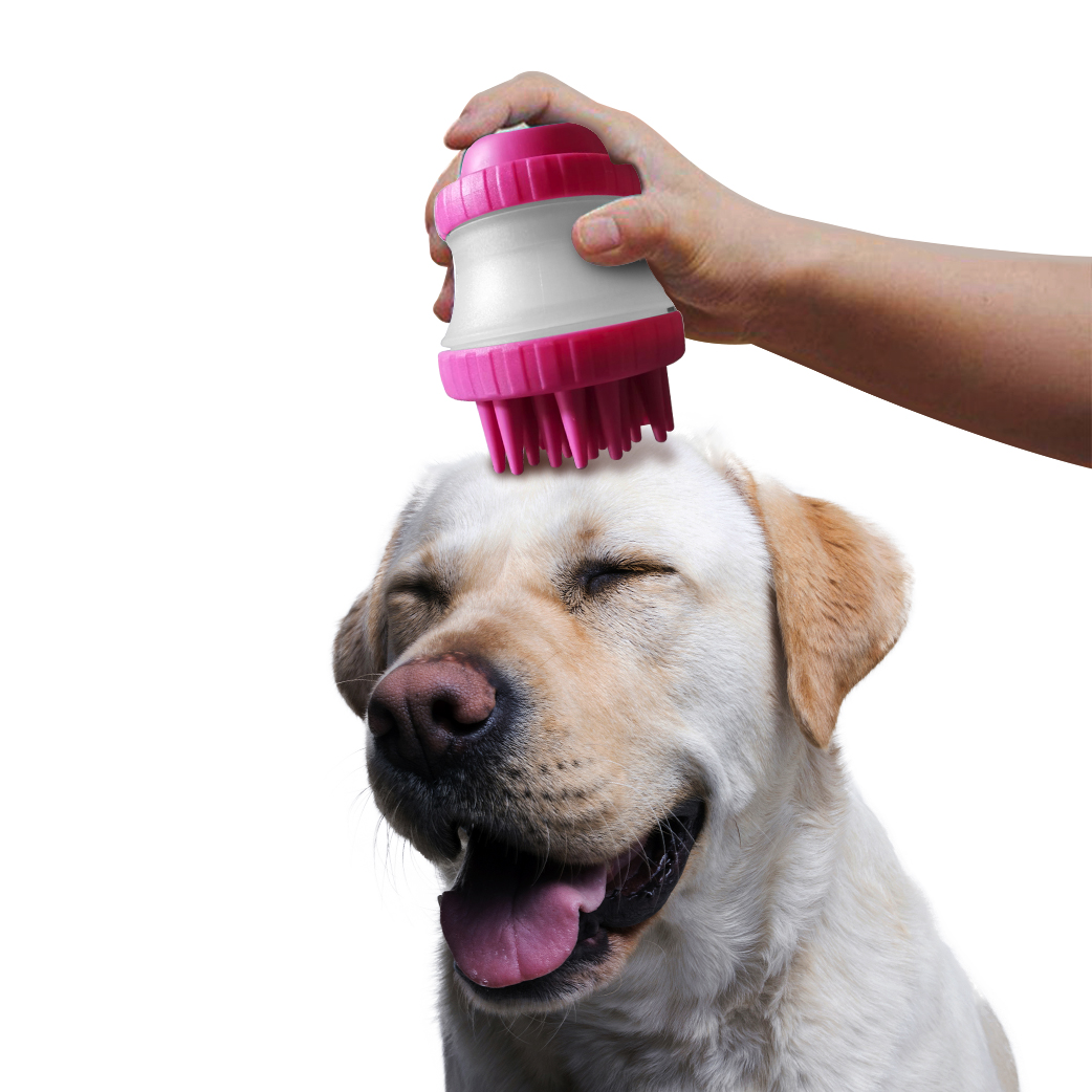Foto 3 pulgar | Perrísimo Cepillo Dispensador De Shampoo Para Baño Mascotas