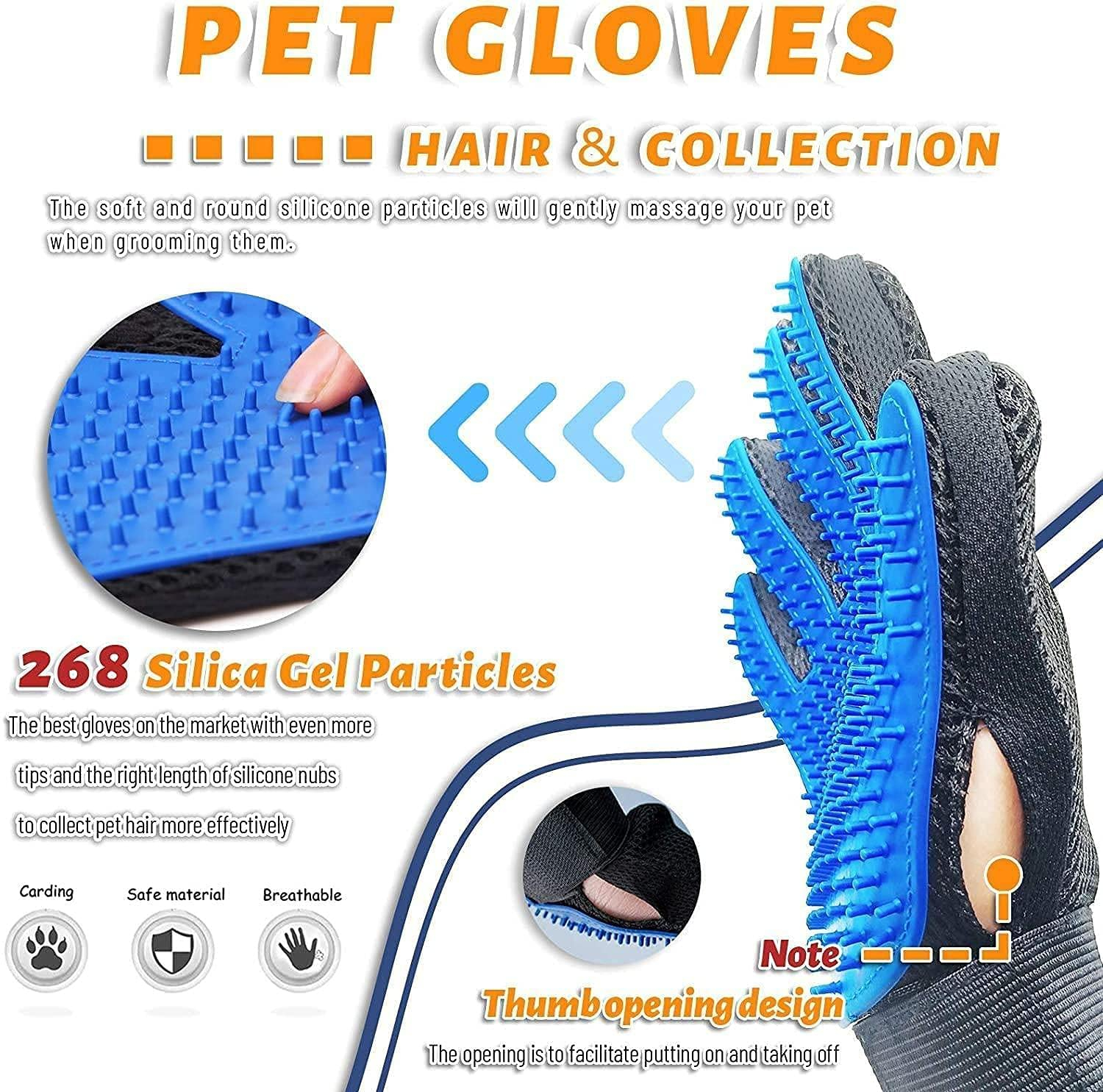 Foto 3 pulgar | Cepillo Depilatorio Para Perros, Gatos Y Caballos (1 Unidad) - Venta Internacional.