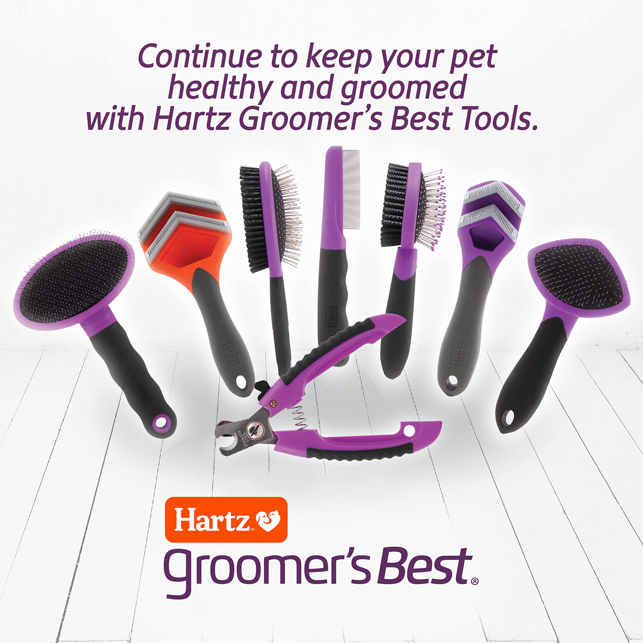 Foto 8 pulgar | Cepillo Para Perros Hartz Groomer, La Mejor Combinación Para - Venta Internacional.