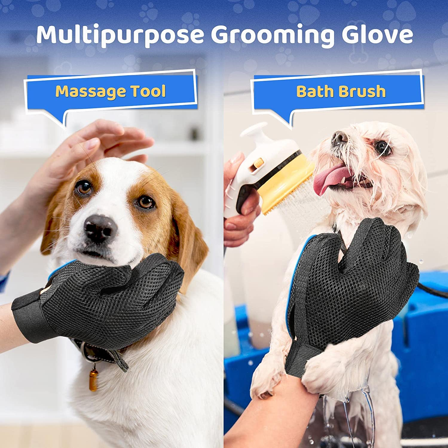 Foto 5 pulgar | Guante Removedor De Pelo Para Mascotas Jieyou Gentle Grooming Para Perros Y Gatos - Venta Internacional.