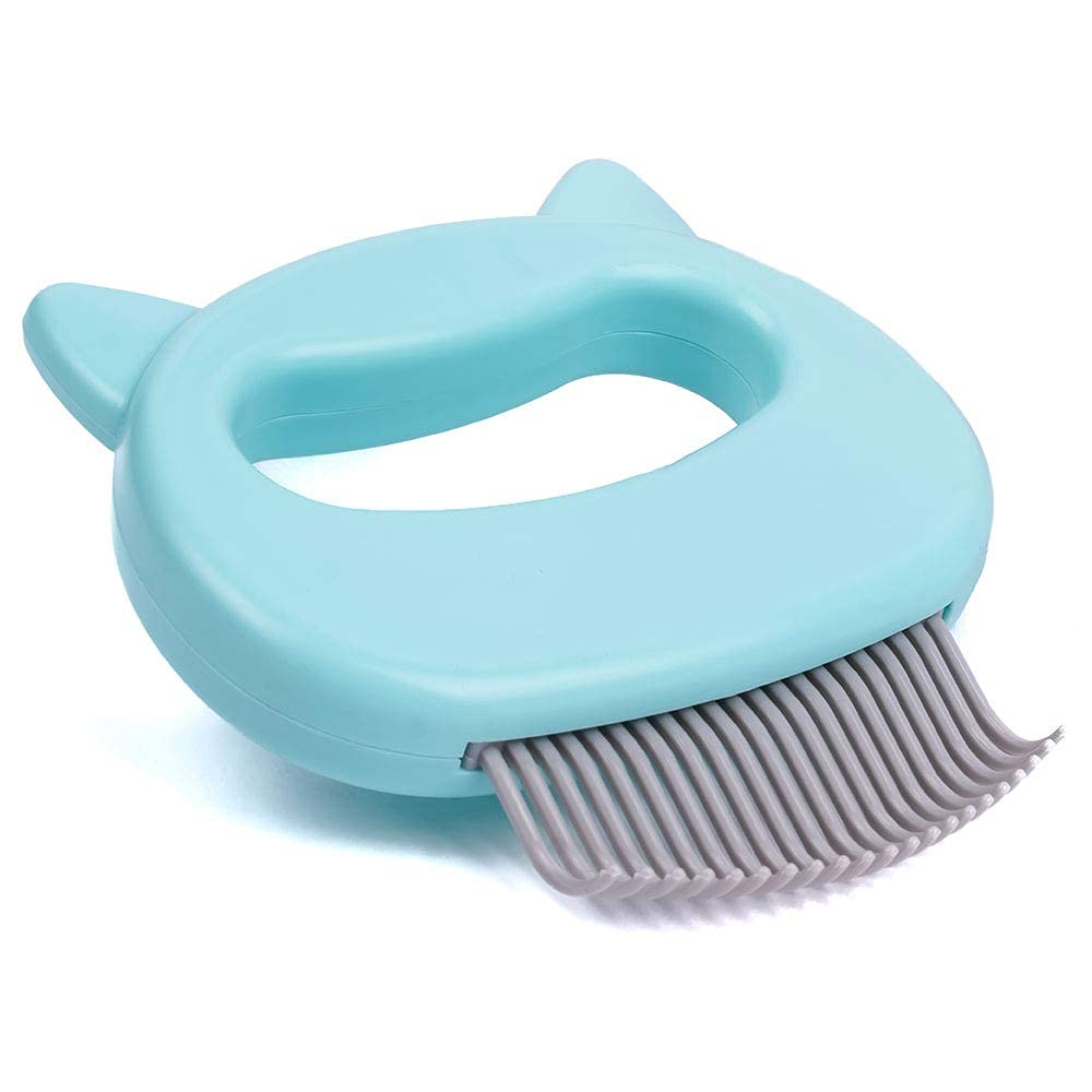 Peine De Masaje Depilatorio Para Gatos, Perros Y Conejitos (menta) - Venta Internacional.