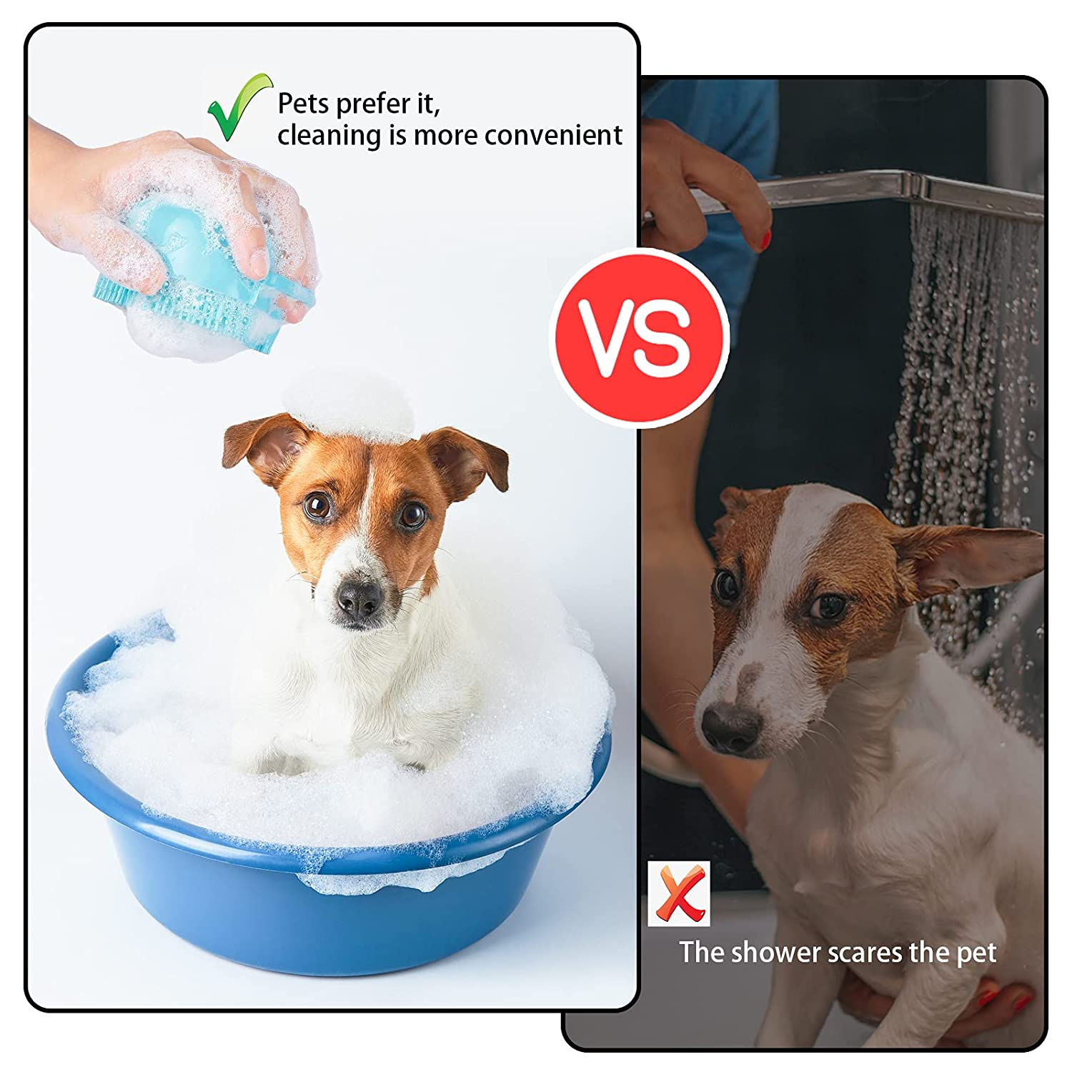 Foto 6 pulgar | Cepillo De Baño Para Perros Jieyou De Goma De Silicona Para Perros Y Gatos - Venta Internacional.
