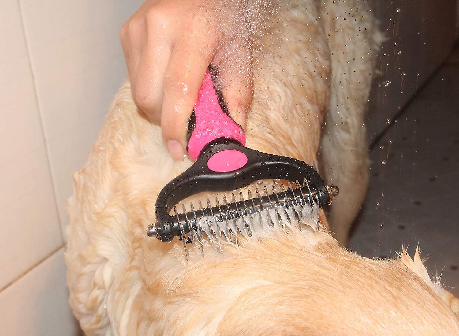 Foto 4 pulgar | Cepillo De Aseo Para Mascotas Huoguo, De Doble Cara, Para Quitar Pelo - Venta Internacional.