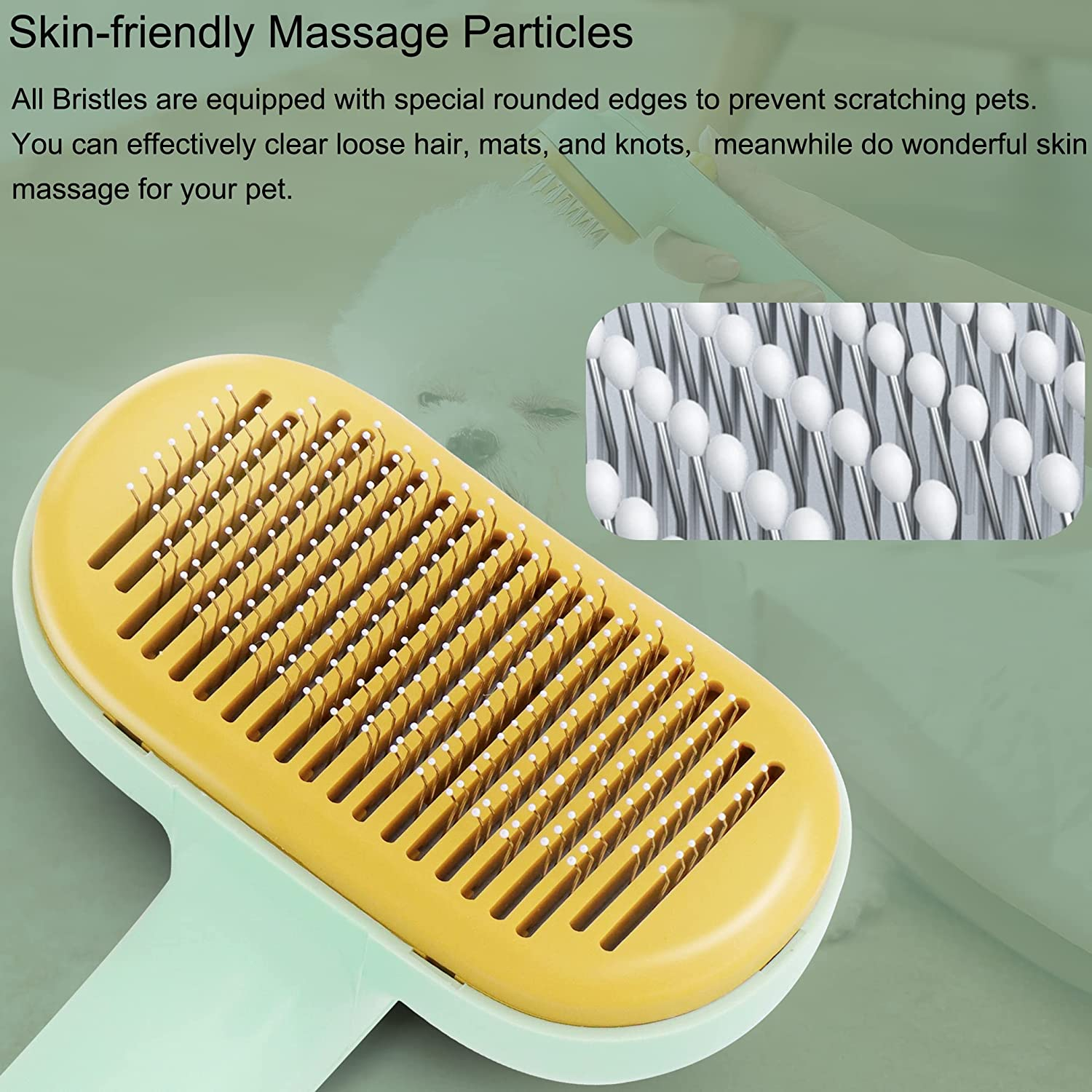 Foto 6 pulgar | Pet Grooming Brush Jieyou Cat Brush Para Perros Y Gatos - Venta Internacional.