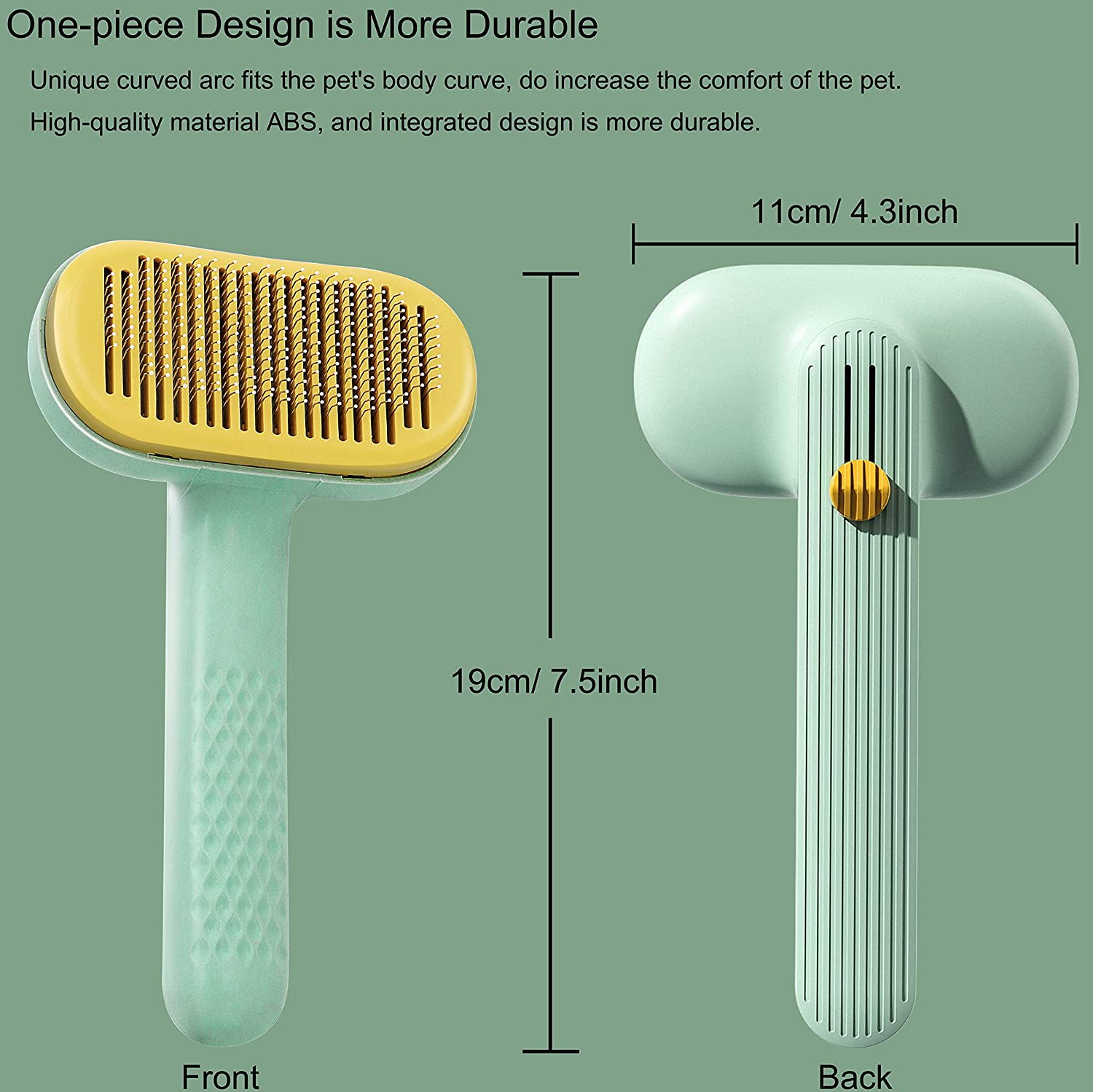 Foto 8 pulgar | Pet Grooming Brush Jieyou Cat Brush Para Perros Y Gatos - Venta Internacional.