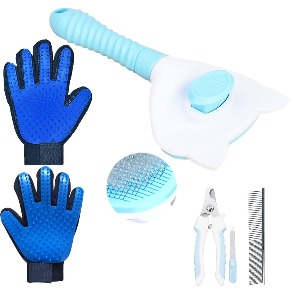 Kit De Aseo Jieyou 6 Cepillos Autolimpiantes Con Guantes - Venta Internacional.