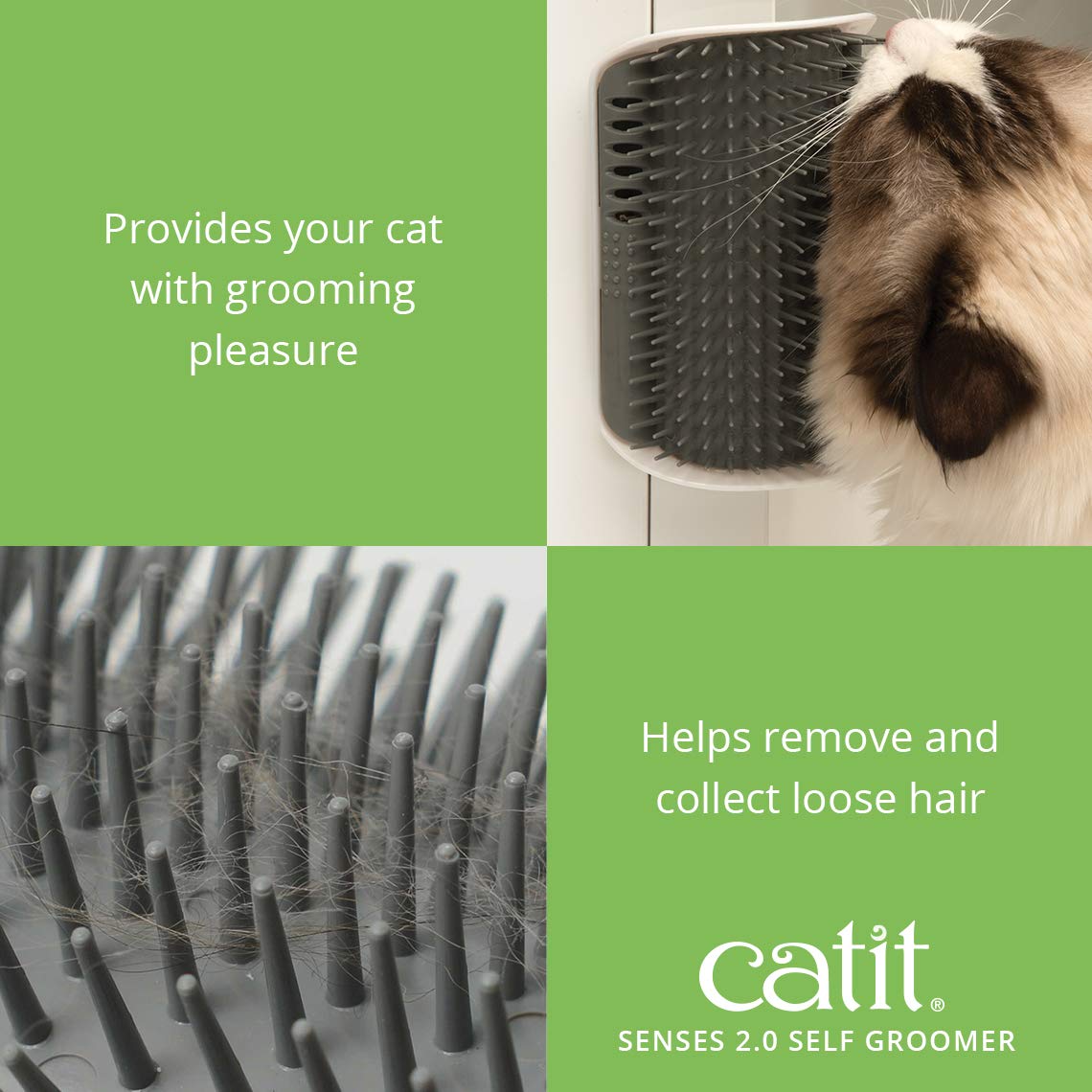 Foto 3 pulgar | Juguete Interactivo Self Groomer Cat Brush Catit Senses 2.0 - Venta Internacional.