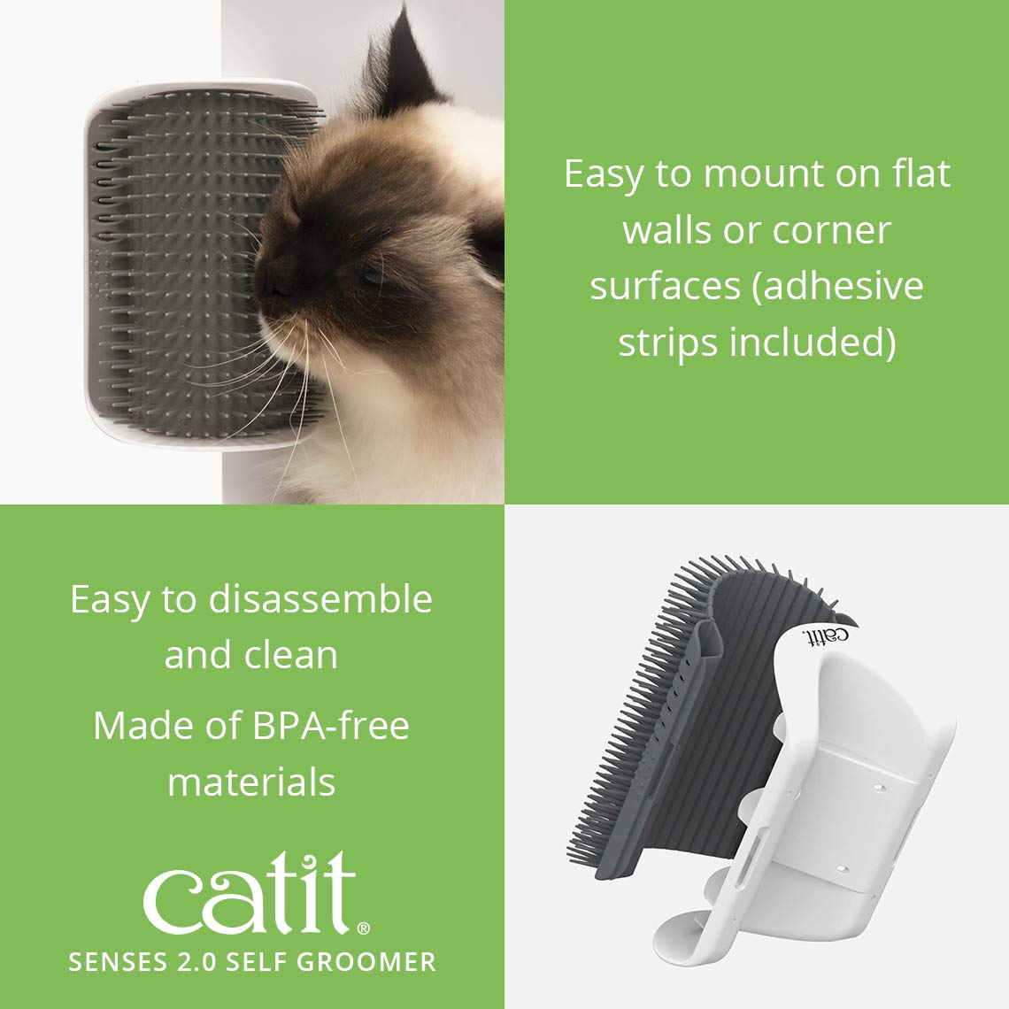 Foto 4 pulgar | Juguete Interactivo Self Groomer Cat Brush Catit Senses 2.0 - Venta Internacional.
