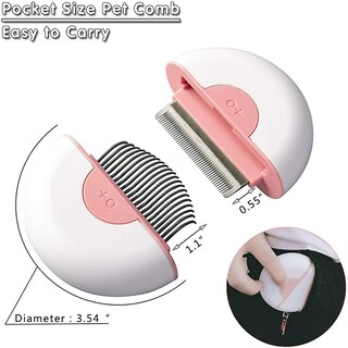 Foto 1 | Juego De Cepillos Para Gatos Y Perros Sanlin Beans Pet Massage Peine - Venta Internacional.