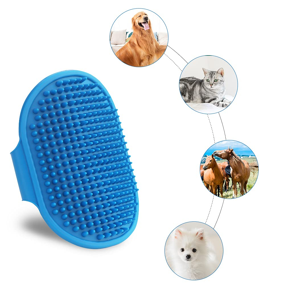 Foto 7 pulgar | Cepillo De Aseo Para Perros Jieyou Con Peine De Goma Relajante Para Masajes - Venta Internacional.