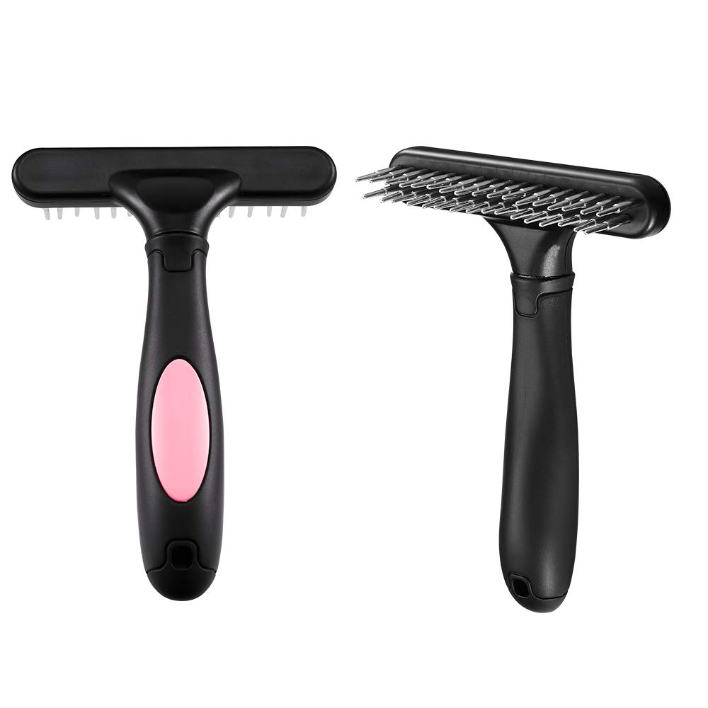 Foto 3 pulgar | Pet Grooming Rake Jieyou - Alfileres De Doble Hilera Para Perros Y Gatos - Venta Internacional.