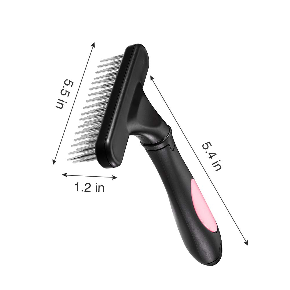Foto 4 pulgar | Pet Grooming Rake Jieyou - Alfileres De Doble Hilera Para Perros Y Gatos - Venta Internacional.