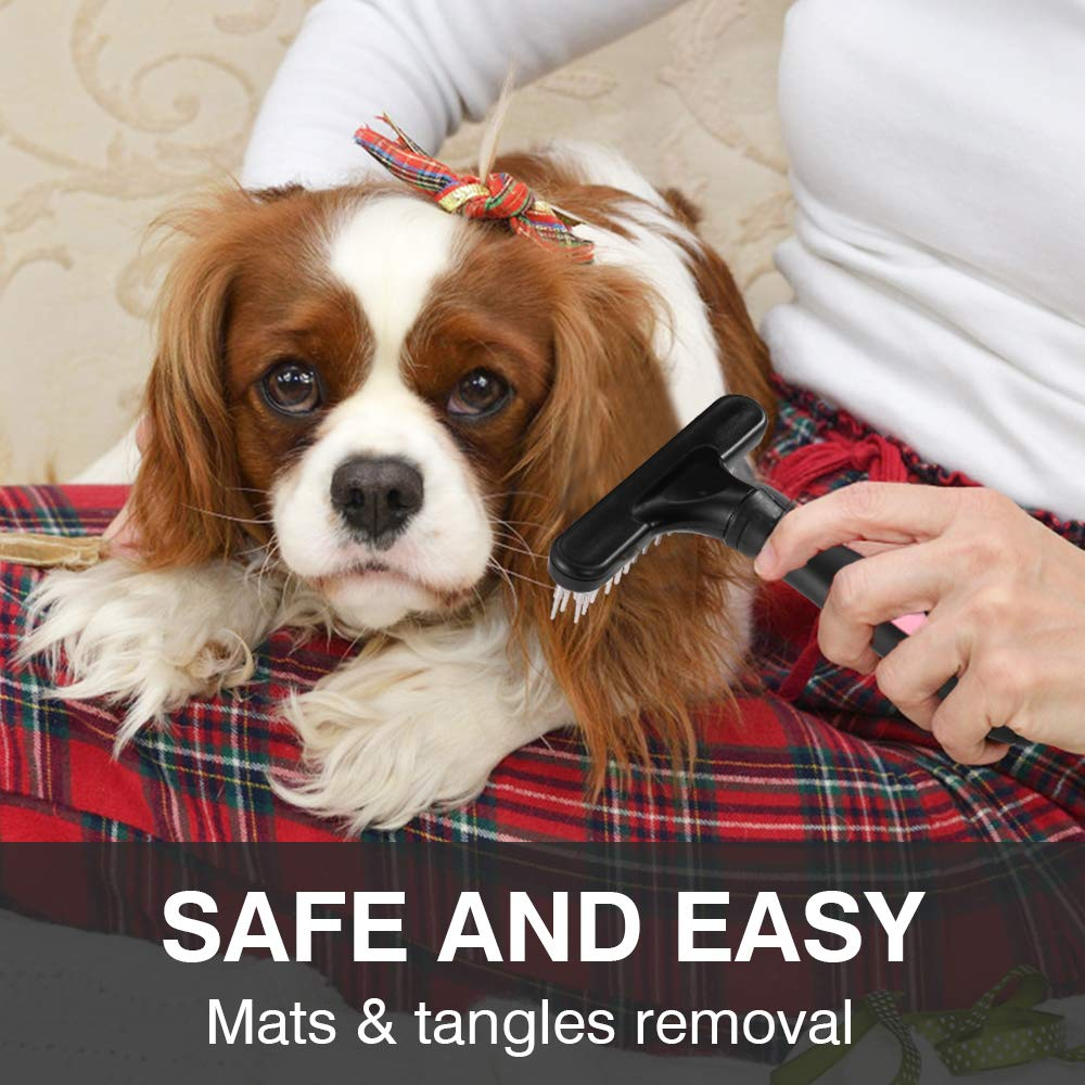 Foto 5 | Pet Grooming Rake Jieyou - Alfileres De Doble Hilera Para Perros Y Gatos - Venta Internacional.
