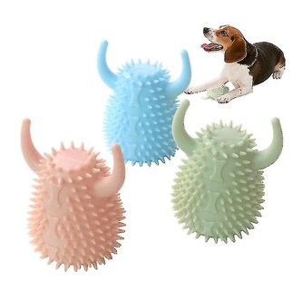 Foto 2 | Juguete Para Perros Huoguo, Resistente A Las Mordeduras, Dientes Limpiadores, Color Rosa - Venta Internacional.