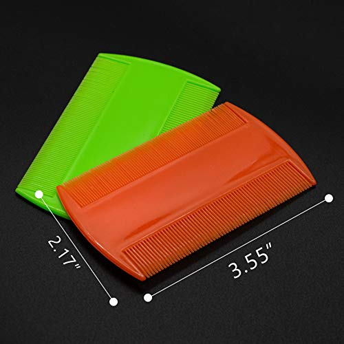 Foto 7 pulgar | Peines Para Pulgas Y Piojos Auear De Plástico De Doble Cara, Paquete De 12 - Venta Internacional.