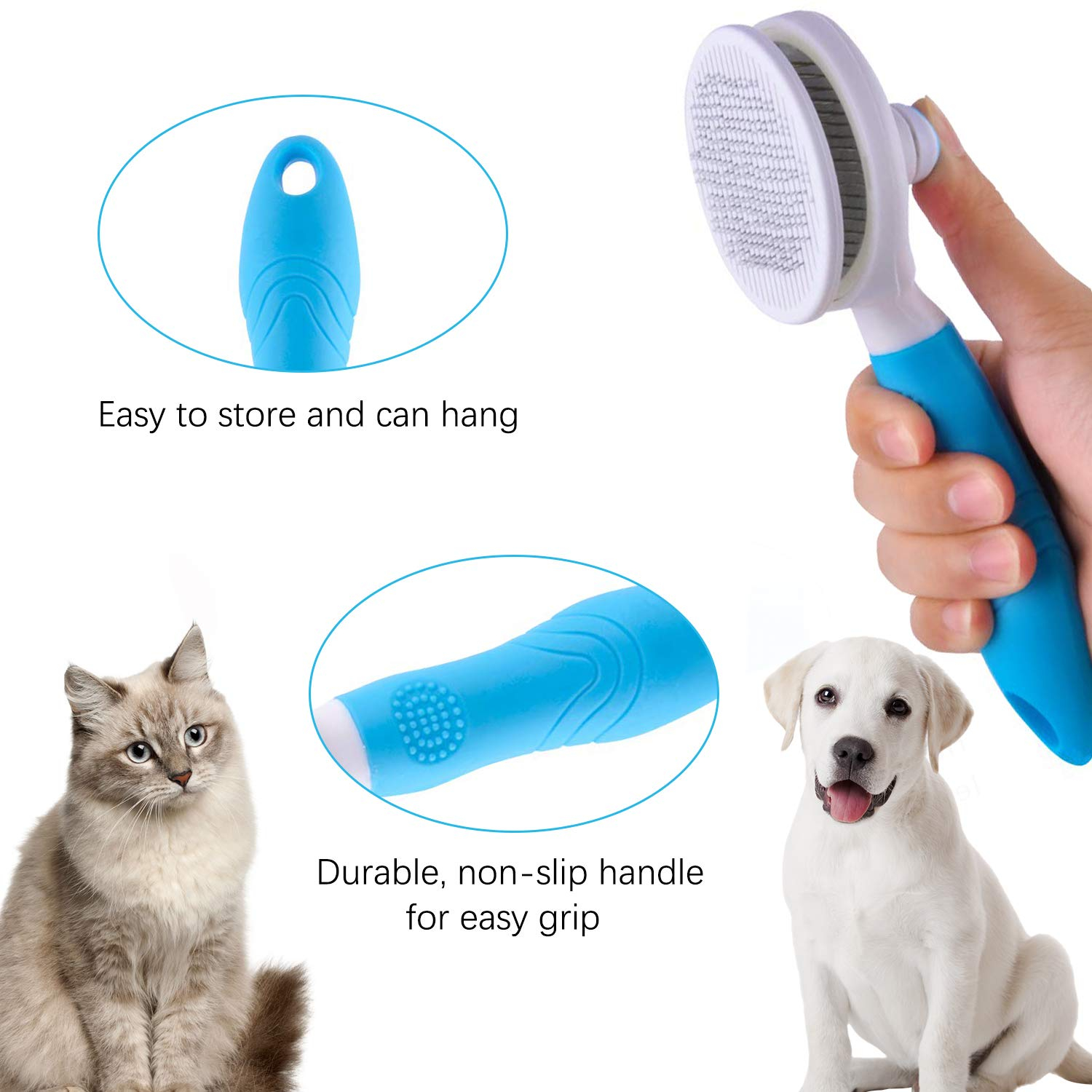 Foto 6 | Cepillo De Aseo Jieyou, Autolimpiante, Para Gatos, Color Azul - Venta Internacional.