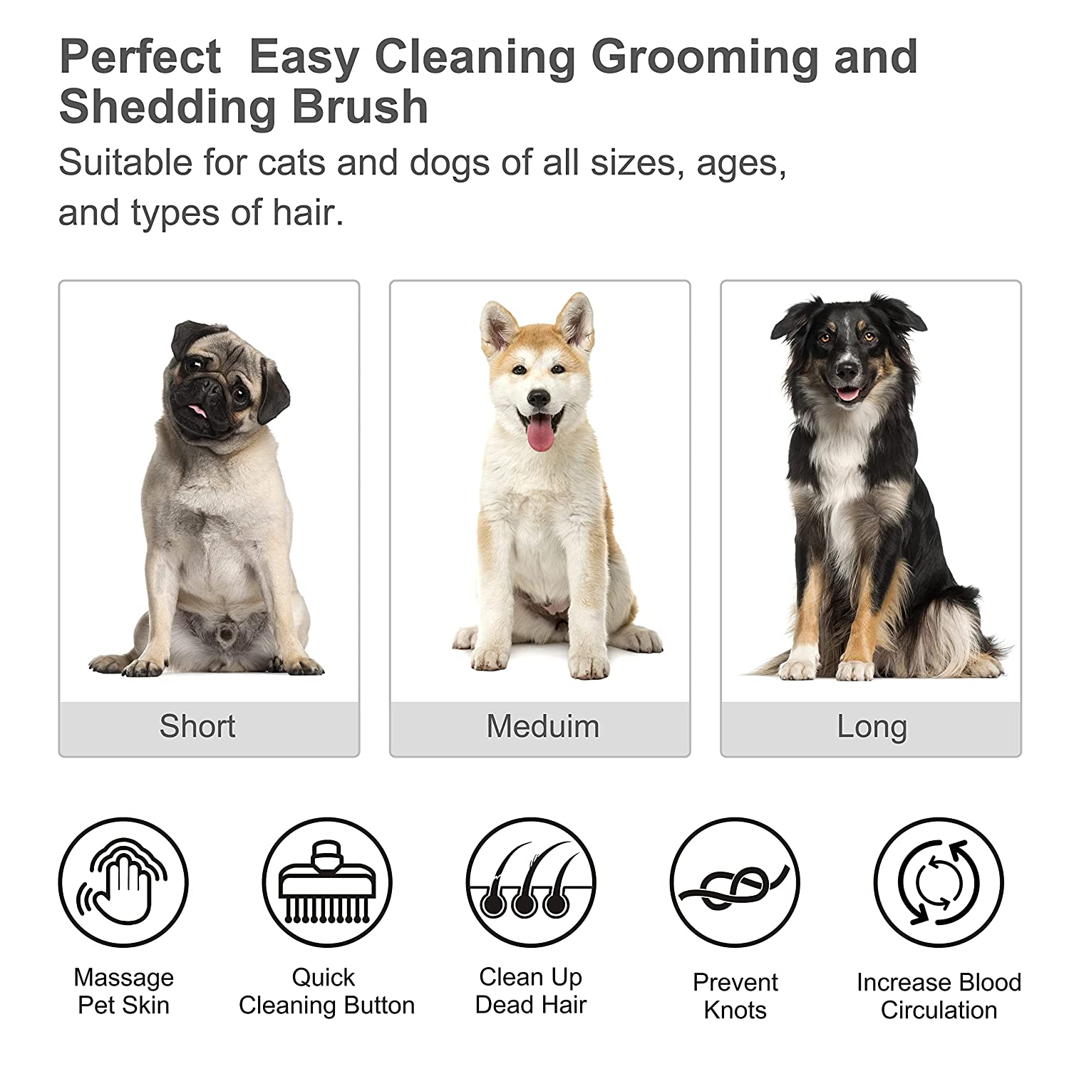 Foto 4 pulgar | Cepillo Para Pelar, Acicalar Y Descascarar Perros Y Gatos - Venta Internacional.