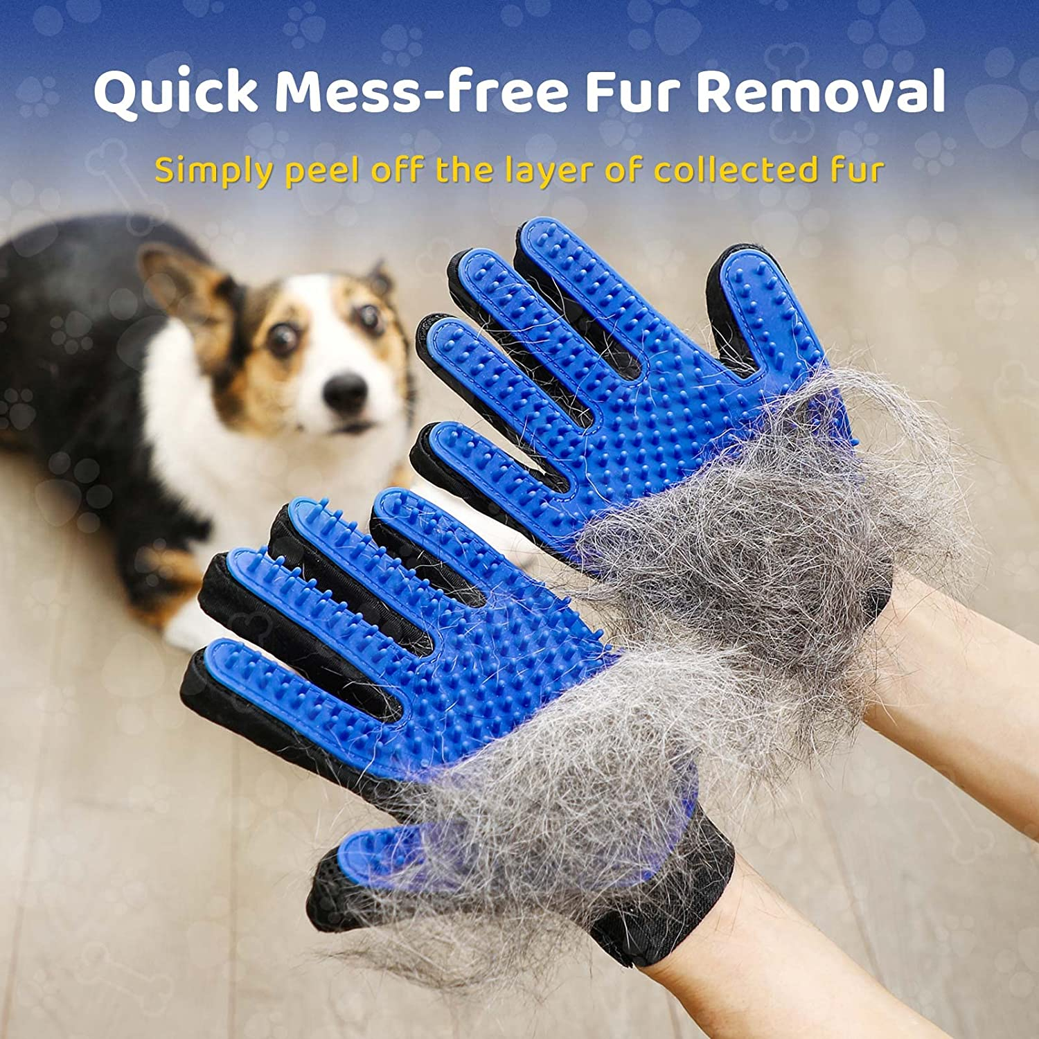 Foto 4 pulgar | Cepillo De Deshedado Jieyou Para Perros Y Gatos Con Guantes De Aseo Para Mascotas - Venta Internacional.