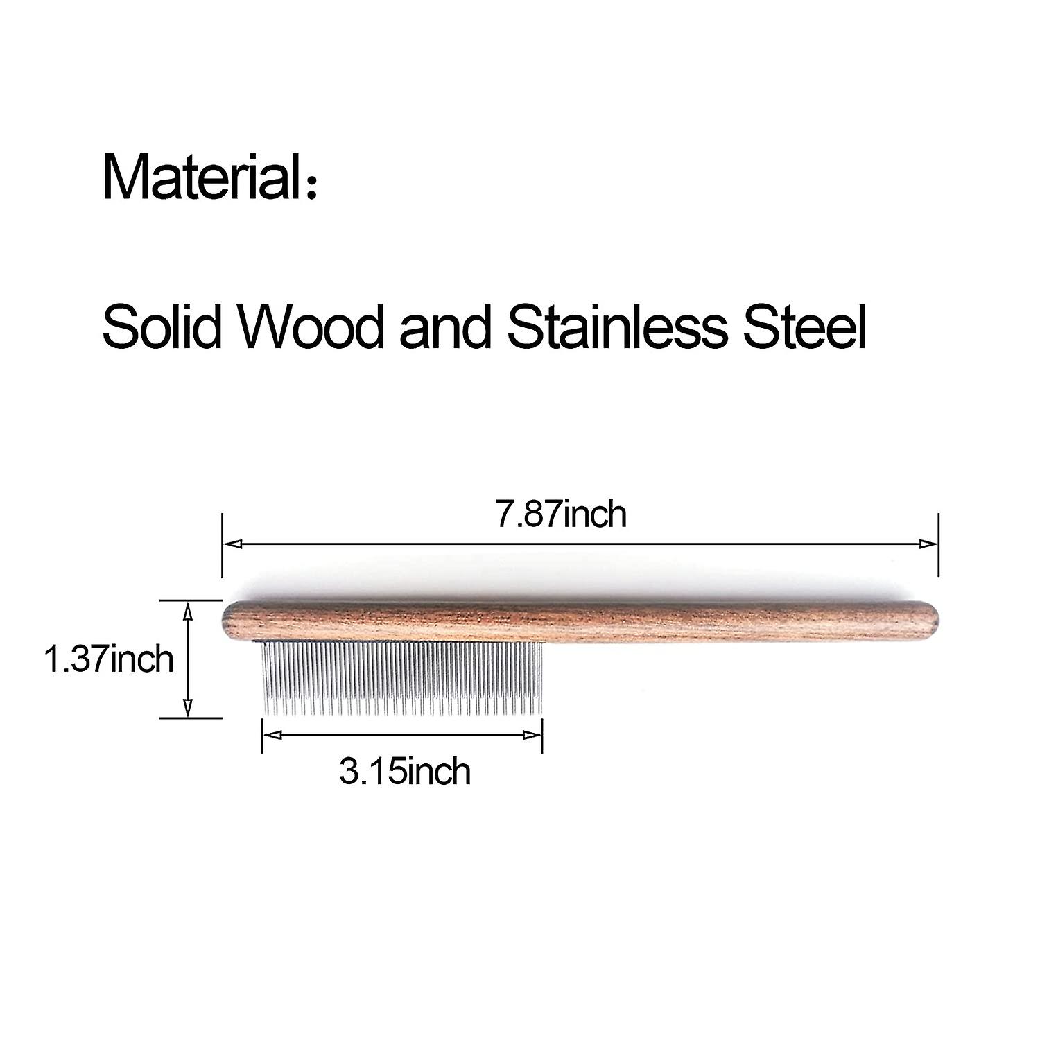 Herramienta De Aseo De Madera Maciza Pet Comb Huoguo Para Gatos Y Perros - Venta Internacional.