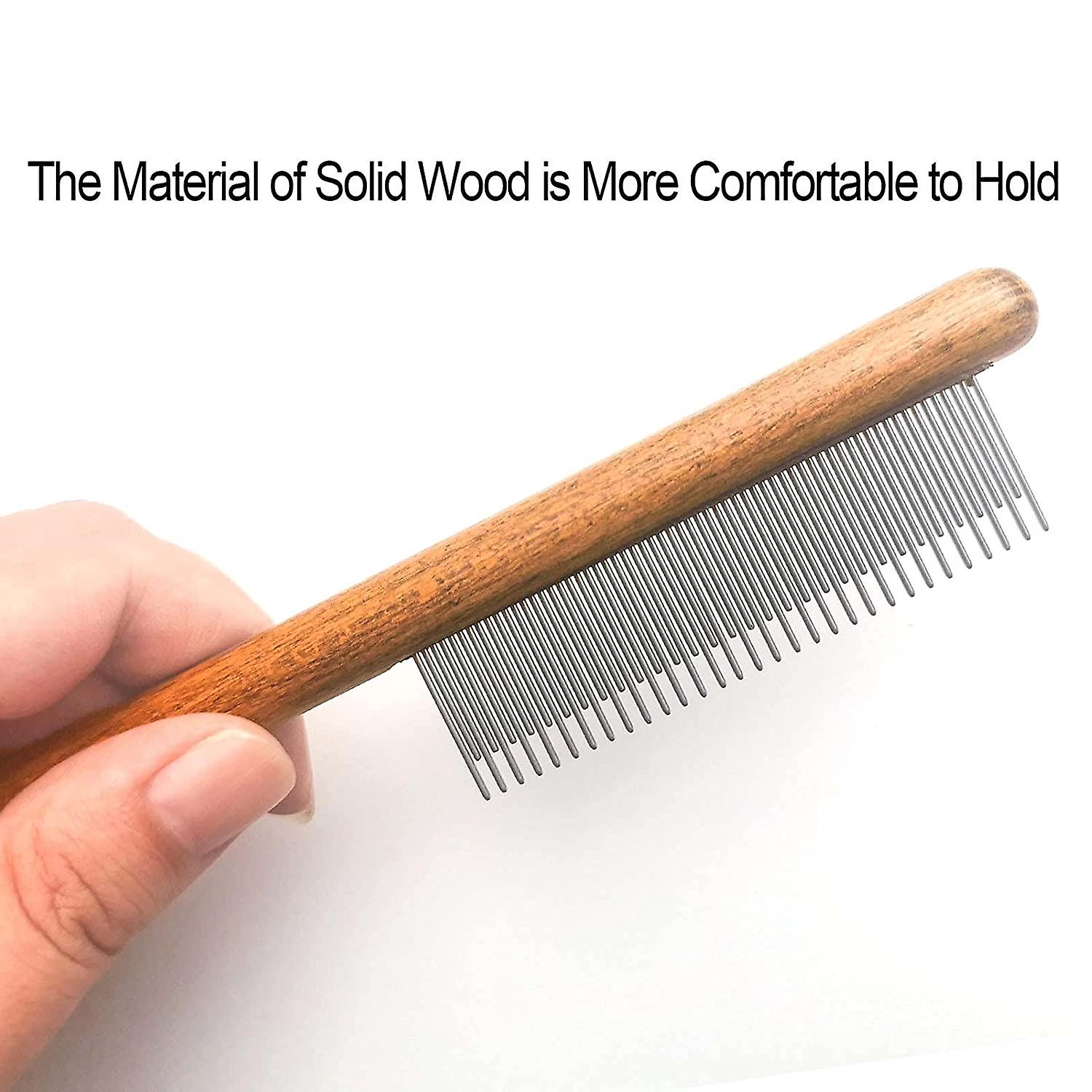 Foto 3 pulgar | Herramienta De Aseo De Madera Maciza Pet Comb Huoguo Para Gatos Y Perros - Venta Internacional.