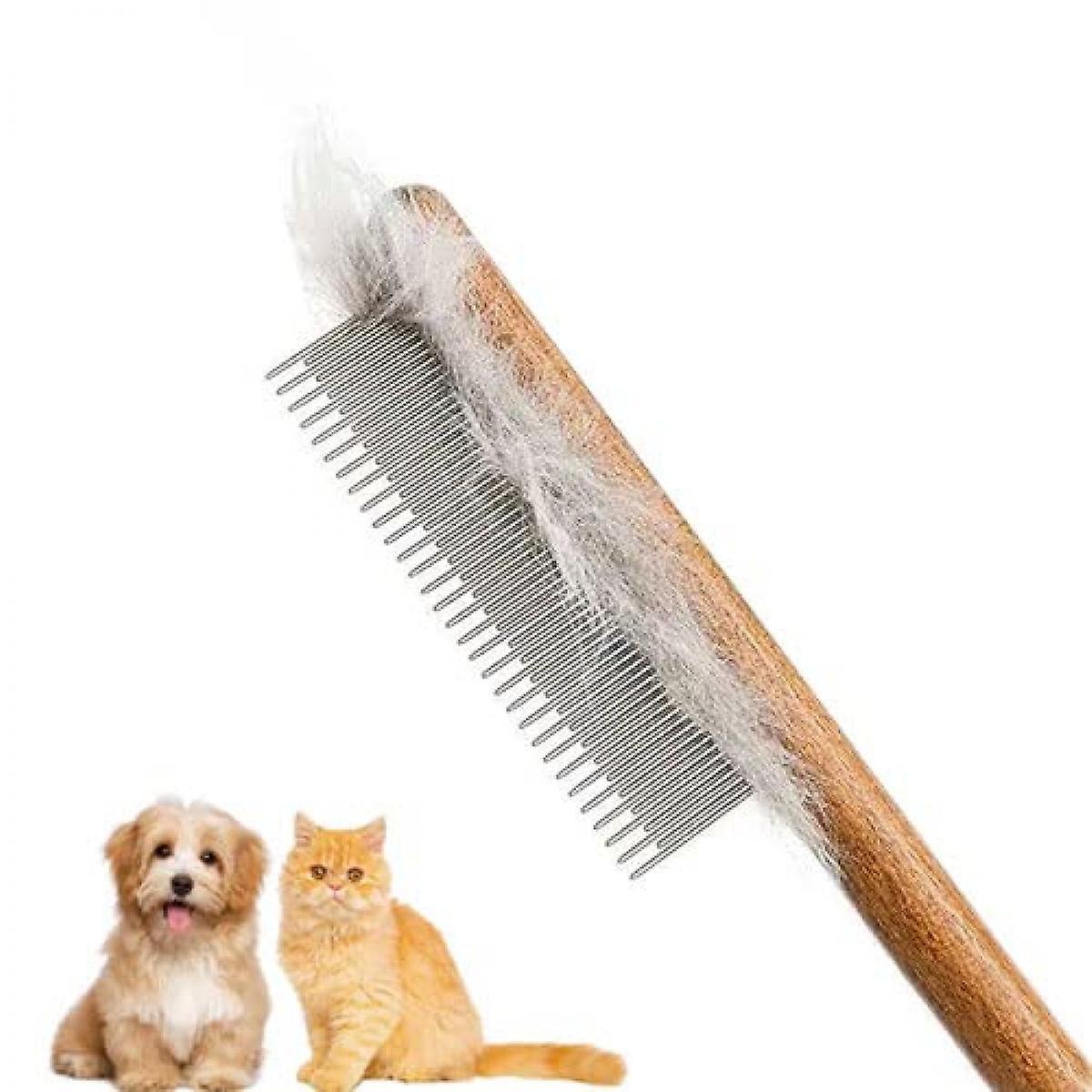 Foto 4 pulgar | Herramienta De Aseo De Madera Maciza Pet Comb Huoguo Para Gatos Y Perros - Venta Internacional.