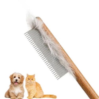 Foto 3 | Herramienta De Aseo De Madera Maciza Pet Comb Huoguo Para Gatos Y Perros - Venta Internacional.