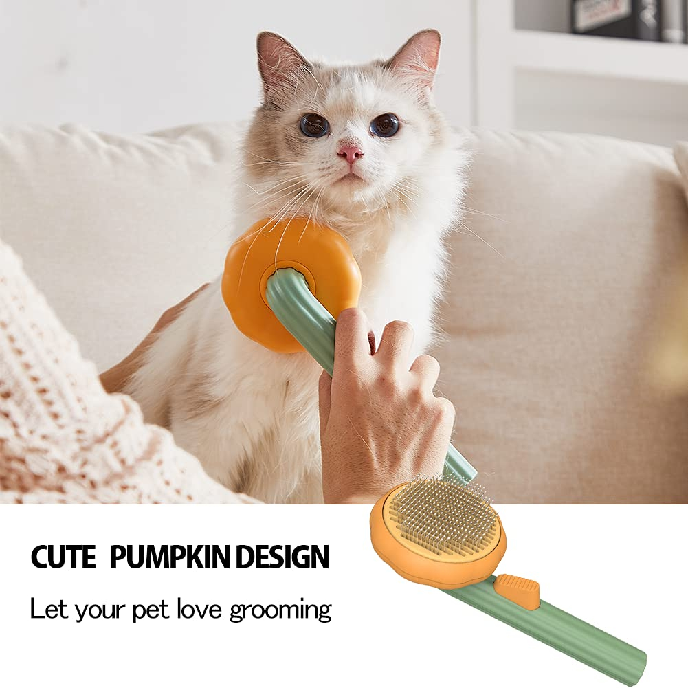 Foto 3 pulgar | Pincel Para El Cuidado De Mascotas Jieyou Pumpkin Design Para Mascotas - Venta Internacional.