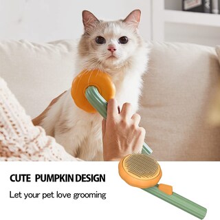 Foto 2 | Pincel Para El Cuidado De Mascotas Jieyou Pumpkin Design Para Mascotas - Venta Internacional.