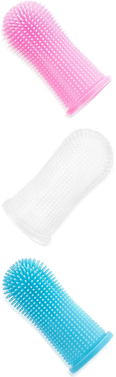 Cepillo De Dientes Para Perros Jieyou Soft Finger, Juego De 3 - Venta Internacional.