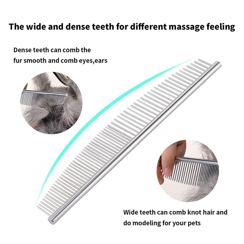 Foto 3 pulgar | Peine Para Perros De Acero Inoxidable Con Diseño De Arco Duradero Para Cepillar Los Dientes - Venta Internacional.