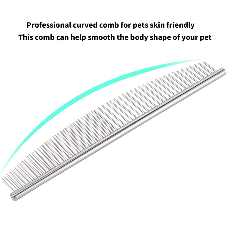 Foto 4 pulgar | Peine Para Perros De Acero Inoxidable Con Diseño De Arco Duradero Para Cepillar Los Dientes - Venta Internacional.