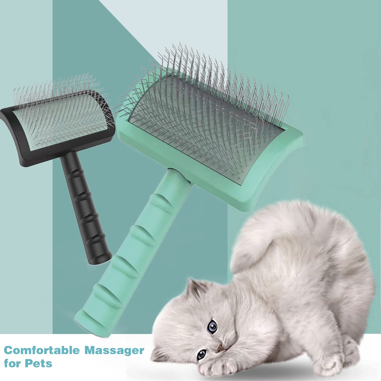Foto 8 pulgar | Slicker Brush Jieyou Large Firm Para Perros Goldendoodles - Venta Internacional.